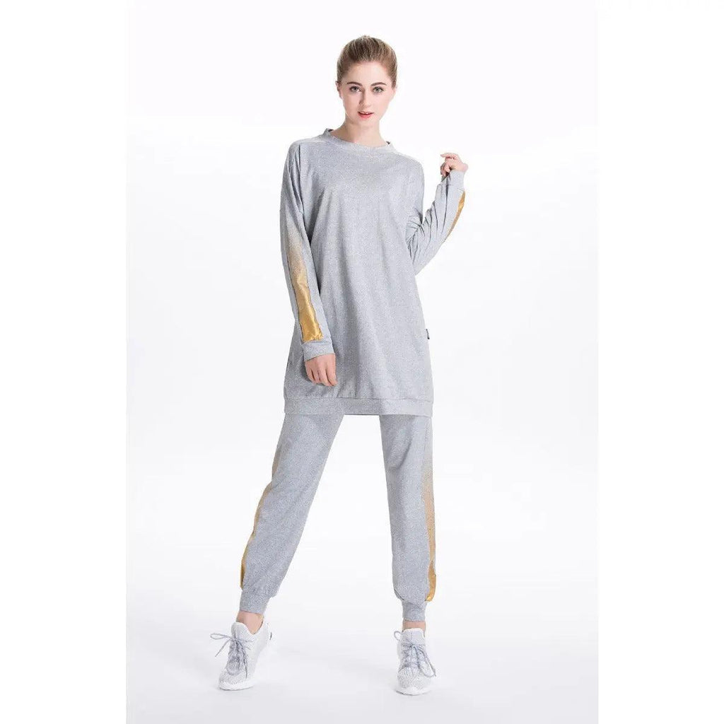 Two-Piece Crewneck & Jogger Sweatsuit – Women's