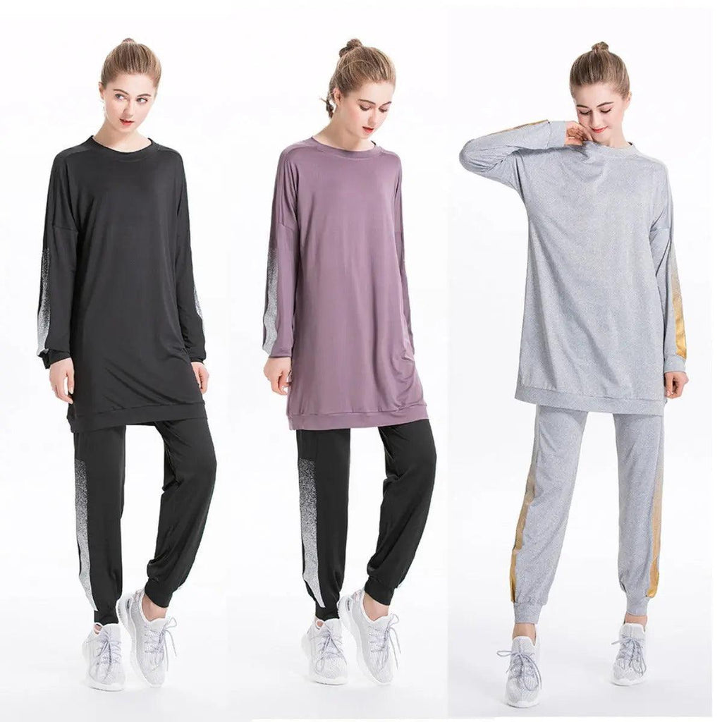 Two-Piece Crewneck & Jogger Sweatsuit – Women's
